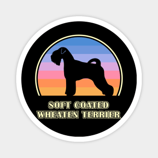 Soft Coated Wheaten Terrier Vintage Sunset Dog Magnet